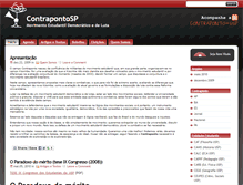 Tablet Screenshot of contraponto.diraol.eng.br